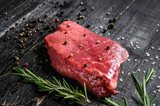 Cœur de rumsteak de bœuf prêt à découper race CHAROLAISE - Sous vide environ 3.8kg
