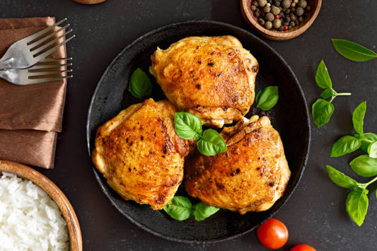 Haut de cuisse de poulet HALAL sans os sans peau - Barquette de 2.5kg