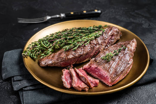 Bavette d'aloyau HALAL entière à découper - Sachet sous vide 1.5kg