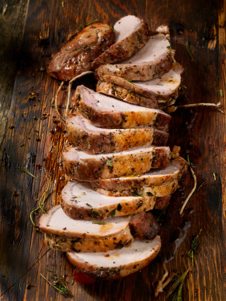 Roti de porc échine sans os origine FRANCE - Sous vide environ 2.1kg
