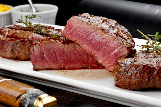 Cœur de rumsteak de bœuf HALAL à découper - Sachet sous vide 2.4kg