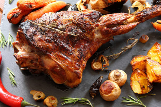 Gigot d'agneau avec os HALAL - Sachet sous vide 2.1kg
